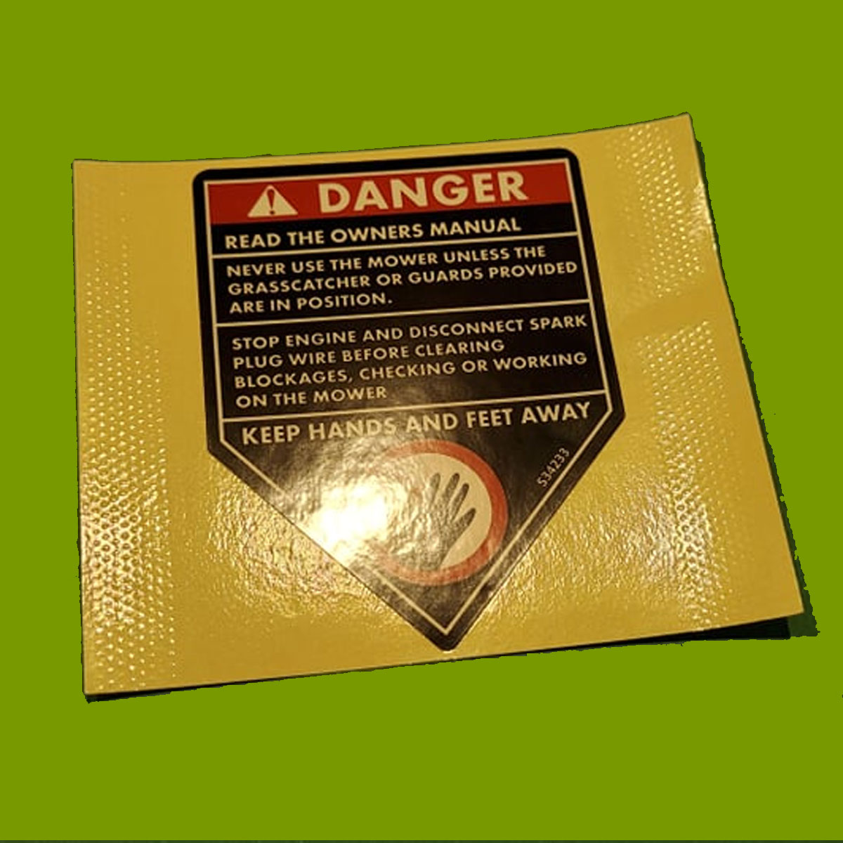 (image for) Rover Genuine Decal - Warning A02571, 777S34233